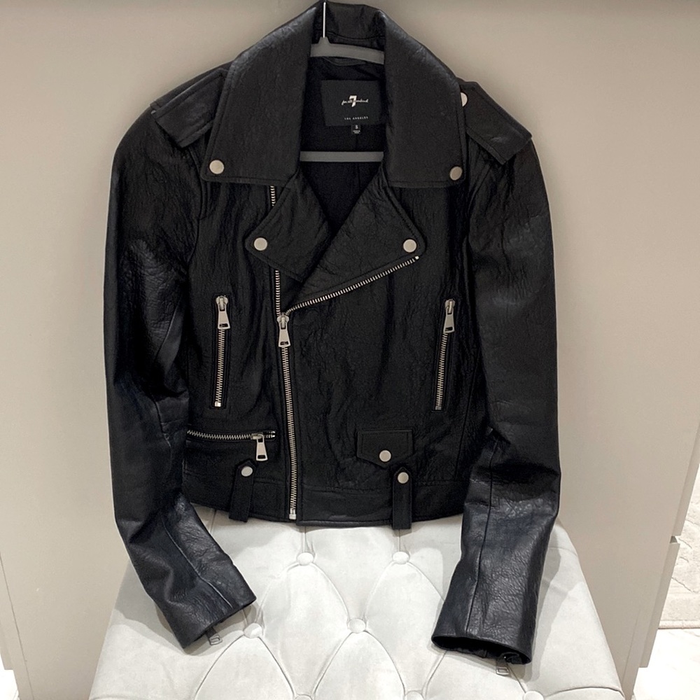 7 For All Mankind leather jacket